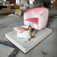 Laque évier en verre pied électrique de luxe bol matériel moins cher appui pied verser avec éviers pedcure télécommande chaise de pédicure