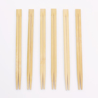 Baguettes jetables écologiques en bambou – Pack double biodégradable et dégradable pour fêtes, plats à emporter et repas