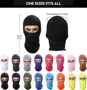 Vente en gros cagoule personnalisée masque intégral hommes femmes cyclisme ski chaud cou moto cagoule - Product Image 2