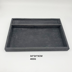 Bộ Sắp Xếp Khay Đựng Trang Sức Bằng Nhung Da Lộn Logo Tùy Chỉnh Khay Trưng Bày Đựng Trang Sức Cho Vòng Đeo Tay Vòng Cổ - Product Image 2