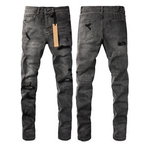 All'ingrosso Aussie Surfer stile Jeans da <span class=keywords><strong>uomo</strong></span> dritto strappati Slim Fit <span class=keywords><strong>pantaloni</strong></span> in Denim di cotone con tasca a bottone con stampa lavata - Product Image 5