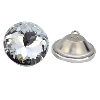 Grosir Tombol Kristal 18/20/25/30Mm Redbud Sofa Bed Dinding Diamante/Berlian/Bening Jok Kepala Tombol Kaca