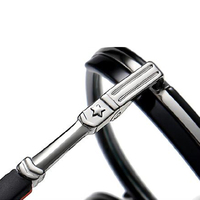 Monture de lunettes de lecture unisexe de luxe, ronde, solide, de qualité supérieure, interchangeable, rouge, pour la mode