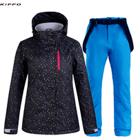 Kippo ensemble de vêtements de Ski en plein air épais neige chaude Double planche Snowboard vêtements veste de Ski et pantalon vêtements hommes Style