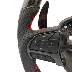 พวงมาลัยคาร์บอนฟอร์จแบบกำหนดเองสำหรับ Charger Durango Hellcat Grand Trackhawk ปี 2014-2024 - Product Image 3
