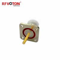 Connecteur coaxial RF de type N femelle à 4 trous avec broches M3, prise à vis, convertisseur de connecteurs, fourni par l'usine