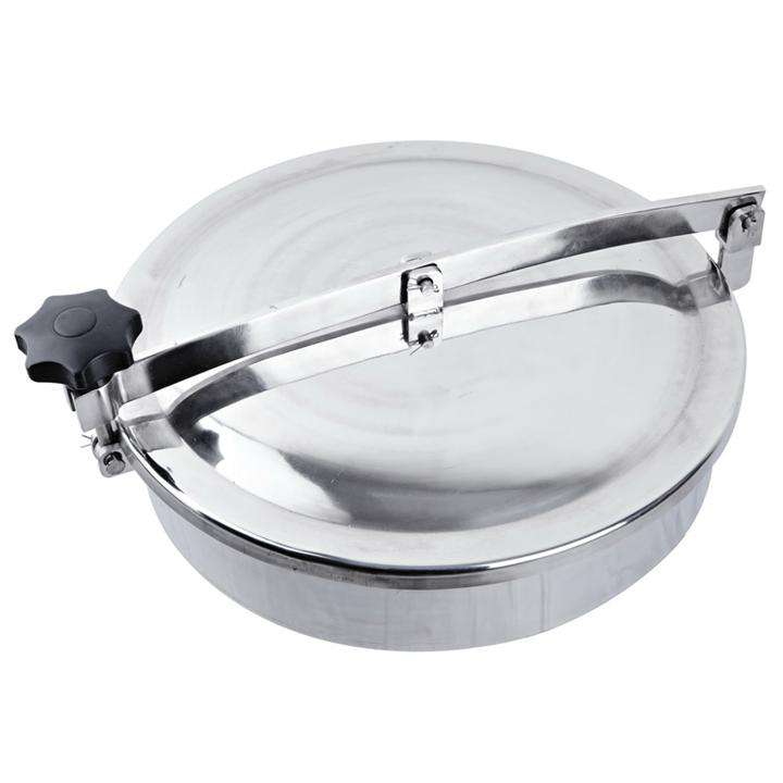 Крышка люка из санитарной нержавеющей стали для резервуара 150-600 мм, крышка люка с круглым баком