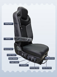 Siège de conducteur de qualité supérieure siège de réglage pliable <span class=keywords><strong>Kab</strong></span> Nts siège de conducteur Grammer Isri siège de conducteur commutateurs réglables - Product Image 5
