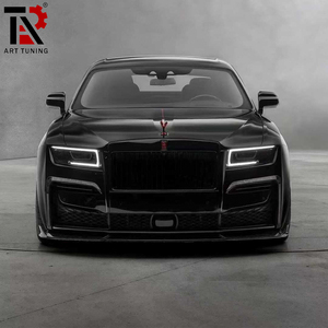 مجموعة كاملة من ألياف الكربون طراز MSY طقم هيكل لفات رويس عاصفة الجيل الرابع شفة جناح أمامي ، ناشر خلفي شفاه وتنورات جانبية - Product Image 4