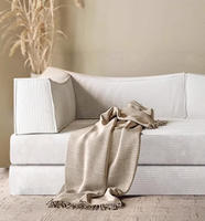 Sofá Cama de Espuma Comprimida, Juego de Sofás Cuadrados para Apartamento o Villa, Sofá Plegable Moderno de 3 Plazas, Hecho en China, Tanzuo en Oferta