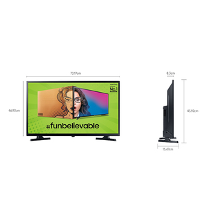 Nouvelle télévision intelligente 32 pouces avec amplificateur de couleurs large 20W Son HD qualité d'image Télévision intelligente - Product Image 6