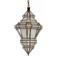 Plafonnier suspendu éblouissant en laiton antique et lambris en verre clair Lustre de décoration islamique Grande suspension