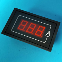Mini Amperímetro Digital DC 99.9A, Medidor Digital de Panel, Amperios, 3 Dígitos, Pantalla LED, Monofásico, CA 220V, Clase de Precisión 1.0, SK85-CA