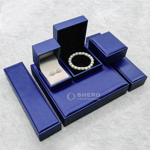 Caja de embalaje de joyería de lujo personalizada Shero, cuero Pu, elegante anillo, collar, brazalete, caja de embalaje de joyería, Cajas de Regalo - Product Image 4