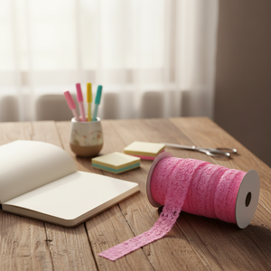 Disponibile Subito: Pizzo Elastico Ricamato Blu Chiaro da 4-5 cm per Lingerie e Accessori per Capelli - Product Image 5