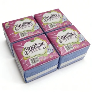 Serviettes hygiéniques OEM pour usage diurne, 26 cm, 25 coussinets, en vrac, en coton doux, faible irritation, avec protection anti-fuites latérale - Product Image 1