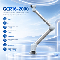 Robot collaboratif GCR16-2000, charge utile de 16 kg, portée de 2000 mm, bras robotique à 6 axes pour le soudage, l'assemblage, l'inspection et la manutention