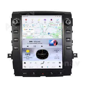 12.1 pouces Android 13 autoradio pour Nissan Titan 2016-2019 lecteur multimédia stéréo GPS Navigation tête unité Qualcomm 128GB