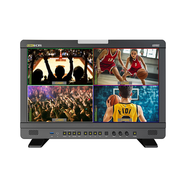 18.4 Inch LCD High Brightness 8K 12G-SDI Display Remote Control Support Multiview Broadcast Monitor