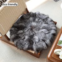 Coussin de luxe en fourrure de renard véritable pour siège de voiture, canapé, décoration intérieure - Chambre, salon, canapé-lit