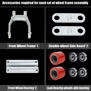 อะไหล่รถยกพาเลทแบบล้อเดินตาม ล้อเลื่อนไนลอนขนาดใหญ่ ขายดีจากโรงงาน - Product Image 5