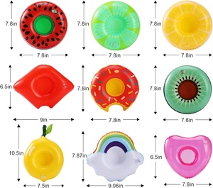 Inflatable uống chủ 16 gói, hồ bơi đồ uống chủ nổi cho các bên, nổi uống chủ cho hồ bơi, người lớn Kid nước đồ chơi vui vẻ - Product Image 3