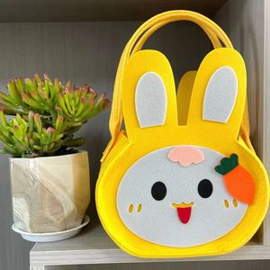 Oster-Hasen-Aufbewahrungstasche mit Eigenem Logo, Filz-Eierkorb, Kreative Vliesstoff-Tasche, Kinder-Cartoon-Geschenktasche - Product Image 5