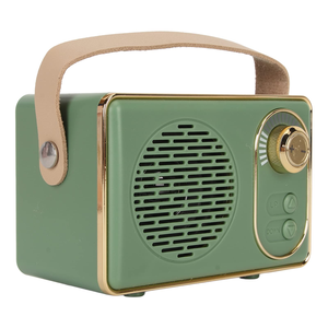 Mini haut-parleur Bluetooth rétro portable pour le camping et les cadeaux de fête - Product Image 5