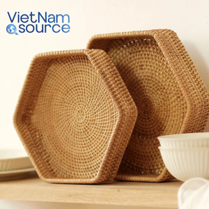 Principal vendeur d'artisanat-Plateau de rangement en rotin en matériau de rotin Organisateur décoratif Artisanat-Vietnam Source - Product Image 3
