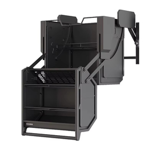 Cesta extraíble doble para gabinete de cocina, estante extraíble de 2 niveles para gabinete - Product Image 2