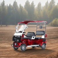 Vente directe d'usine Quadricycle électrique de haute qualité 60v RHD Tuk Tuk Cabine fermée Durable Utilisation passagers Certifié EEC Pas cher