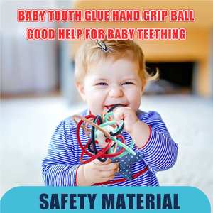 Jouet <span class=keywords><strong>hochet</strong></span> sensoriel Becho, balle de dentition, jouet d'activité pour bébé, jouet de dentition de qualité alimentaire, <span class=keywords><strong>hochet</strong></span> <span class=keywords><strong>Montessori</strong></span> pour bébé, jouets à mâcher - Product Image 3