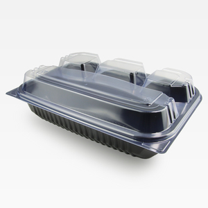 Microwavable vỉ PP nhựa đông lạnh thịt bao bì khay lấy đi thực phẩm <span class=keywords><strong>container</strong></span> - Product Image 4