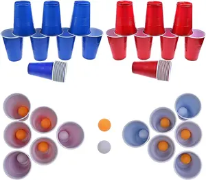 Ensemble bière ping-pong pour enfants cadeau anniversaire école Sport fête faveurs gobelets en plastique réutilisables FSC RCS BSCI SEDEX usine