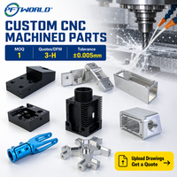 Pièces usinées CNC en aluminium sur mesure, composants anodisés 6061 7075 pour l'électronique, la robotique et la machinerie