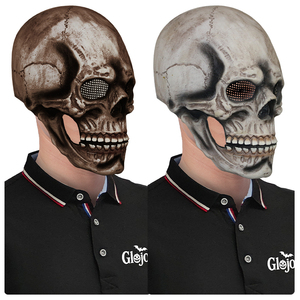 Máscara de Látex de Calavera con Boca Abierta, Máscara de Terror, Cara de Fantasma, Demonio Aterrador, Accesorio de Halloween para Casa Embrujada, <span class=keywords><strong>Escape</strong></span> Room, Personalizable - Product Image 3