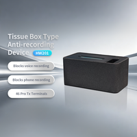 Dispositif de masquage sonore professionnel, design boîte à mouchoirs, 9600 mAh, protecteur audio anti-enregistrement ultrasonique, sécurité pour réunions et bureaux