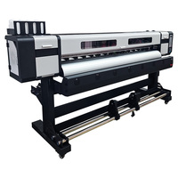 Impresora de Inyección de Tinta de Alta Velocidad para Exteriores, Impresora de Inyección de Tinta de 1.8m con Cabezal EPSON para Impresión de Banderas, Pancartas y Adhesivos para Automóviles
