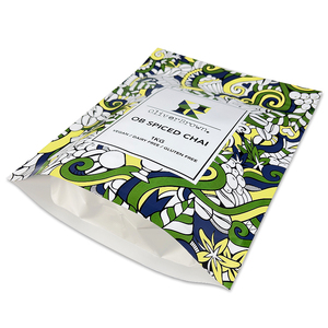 Sachet Doypack Personnalisé Imprimé avec Fermeture Zip en Aluminium 1KG pour Emballage de Thé Chai Épicé et Poudre de Thé Herbal avec Logo Personnalisé - Product Image 5