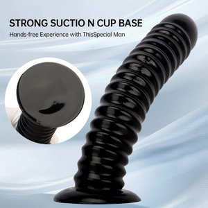 ดิ๊กโดจำลองแบบยูนิเซ็กส์ ชายหญิงใช้ได้ วัสดุ PVC นิ่ม กันน้ำ 100% เป็นมิตรกับสิ่งแวดล้อม ของเล่นผู้ใหญ่สำหรับกระตุ้นตัวเอง - Product Image 3