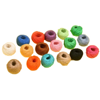 1mm 2mm 2ply Couleur Blanc Bleu Noir Ficelle de Chanvre Corde de Jute pour Tapis de Décoration Intérieure