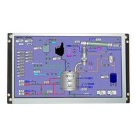 Module d'affichage LCD TFT de 7 pouces lisible en plein soleil, 1024x600 pixels, écran tactile capacitif, interface RS232 RS485 TTL, CJS07011 STN