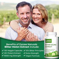 Complément Nutritionnel Naturel Multivitaminé Antioxydant Métabolique pour Adultes, Comprimés d'Extrait de Melon Amer, Prise en Charge OEM/ODM