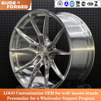 Jantes de voiture de luxe en alliage forgé monobloc GUDE, 1 pièce, brossées, 5x114.3 5x130 5x120 5x112, personnalisées pour Lexus Sf90 Audi BMW