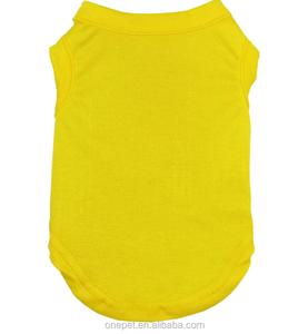 เสื้อยืดผ้าฝ้ายสำหรับสุนัขขายส่ง สำหรับฤดูร้อน ระบายอากาศได้ดี สีพื้น ไซส์ XXL ผลิตจากผ้าโพลีเอสเตอร์ สำหรับสัตว์เลี้ยง - Product Image 4