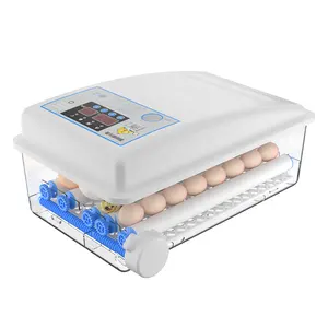Incubateur et couveuse numérique 24 œufs de poulet, dispositif avec rotation automatique des œufs