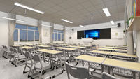 Fournisseur de mobilier scolaire de haute qualité, tables et chaises d'école, bureau d'étude en métal pour étudiants
