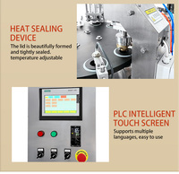 Machine de remplissage et de scellage entièrement automatique pour capsules de café Nespresso Kcup