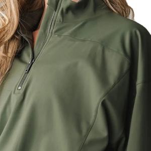 Conjunto Deportivo de 2 Piezas para Mujer, Personalizado, Liso, de Alta Calidad, Chaqueta con Cremallera y Pantalones Cortos de Poliéster y Elastano, Cortavientos - Product Image 4