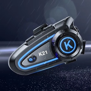 K21 Motorradhelm-<span class=keywords><strong>Headset</strong></span> zum Fahren, Sprachassistent & 40mm Dynamischer Lautsprecher Helm-Audio-Kit - Product Image 4